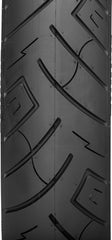 Shinko SR777 HD white-wall front tire on cruiser enhances visibility and style