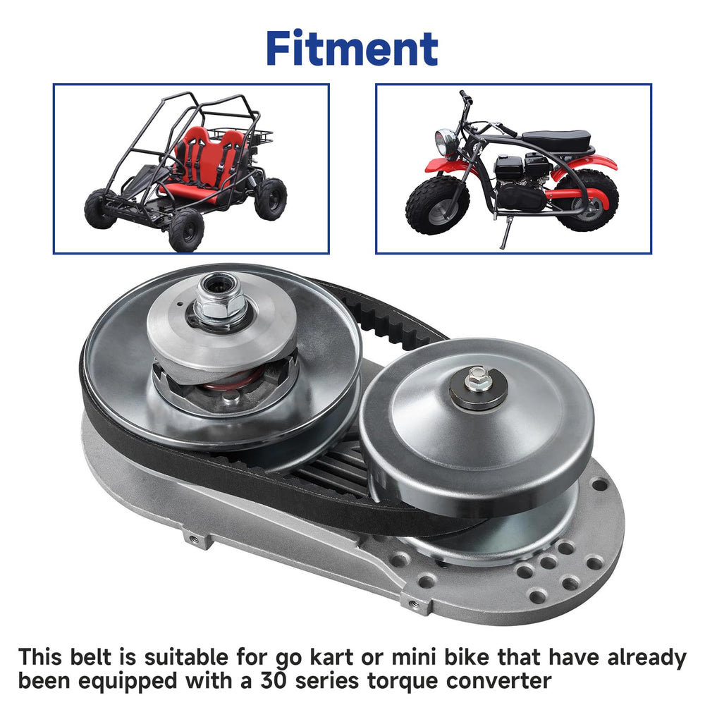 SHIQINHA 5959 belt installed on Predator 212cc mini bike improves response.