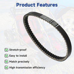 SHIQINHA 5959 belt on Coleman CT200U enhances acceleration and reliability.