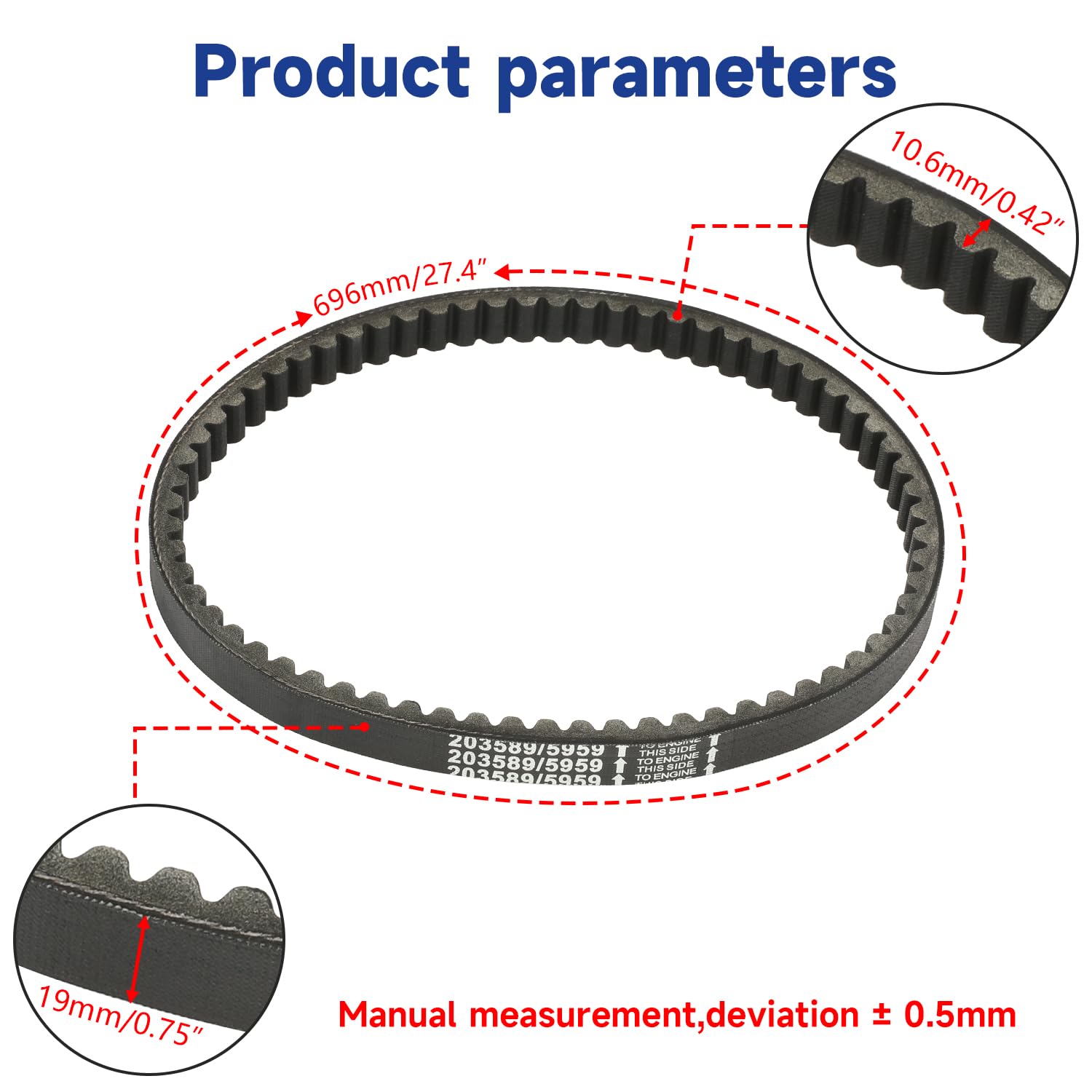 SHIQINHA belt replacement reduces maintenance interruptions on 30-series CVT systems.