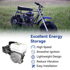 SHIQINHA aluminum 212 hemi flywheel side profile emphasizing durable heat dissipation