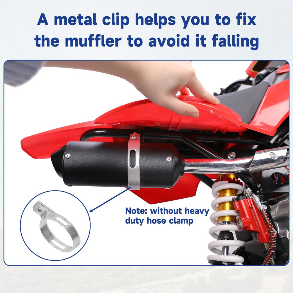 SHIQINHA Apollo blazer-compatible muffler in action on an ATV.