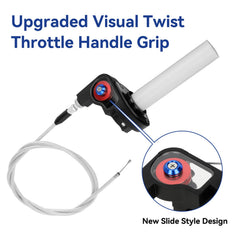Shiqinha braided throttle cable adds durability against wear.
