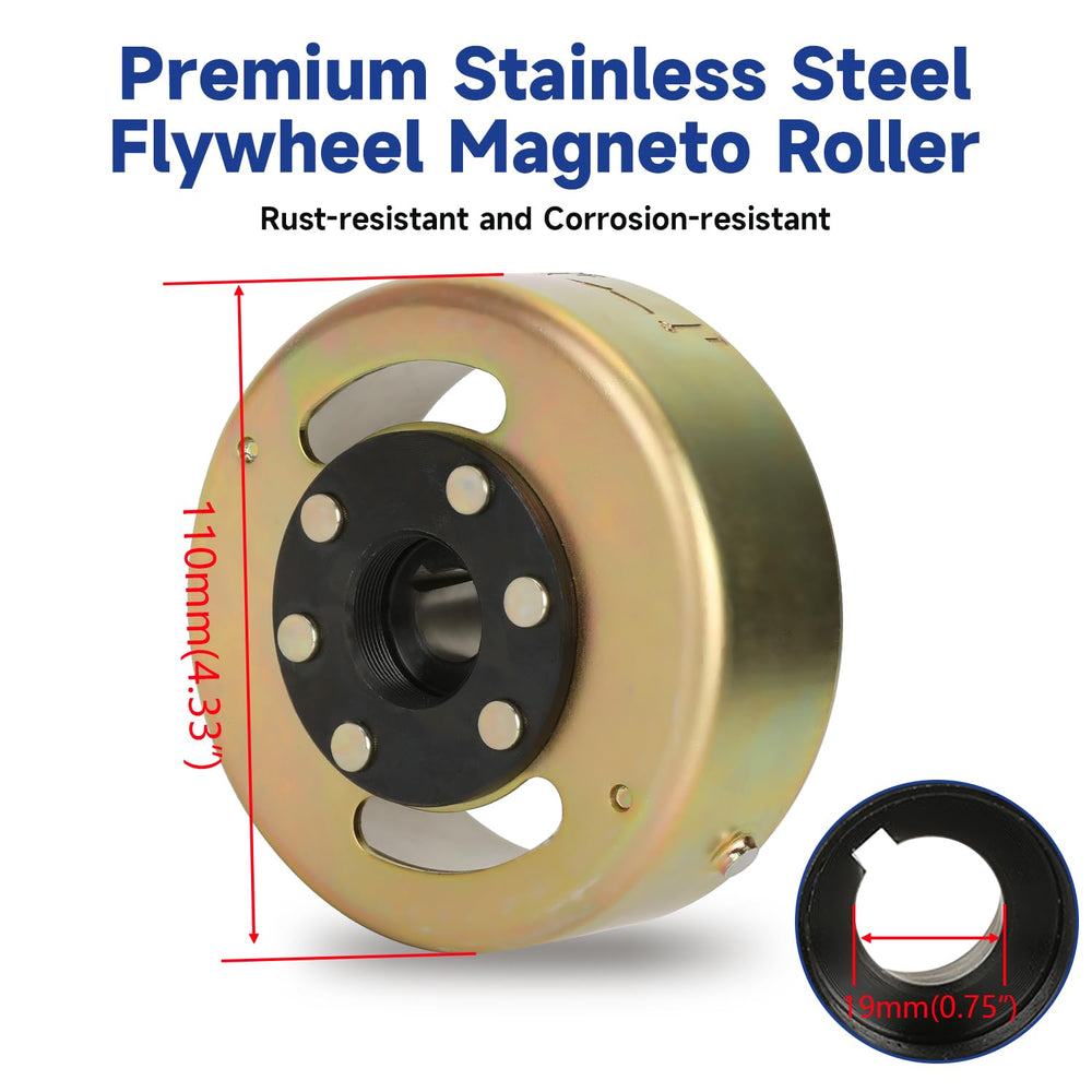 SHIQINHA compatible stator set fits multiple Chinese ATVs for repairs