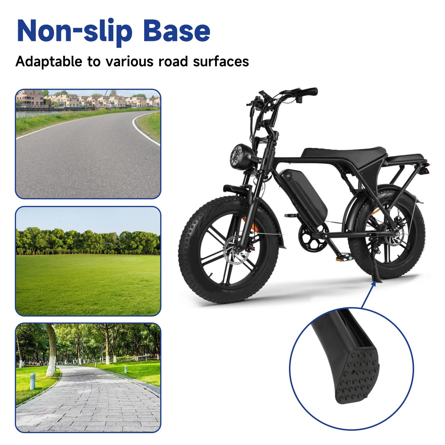 SHIQINHA kickstand supports Ridstar, Rad Power and Lectric models