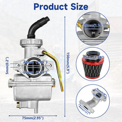 SHIQINHA ignition coil and CDI deliver consistent spark.