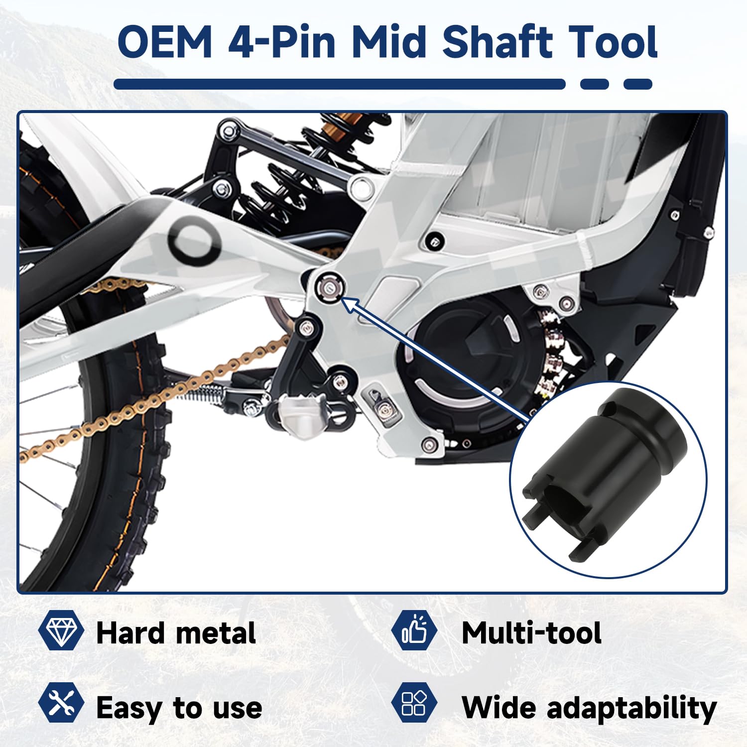 SHIQINHA swing arm socket provides precise grip for center axle maintenance.