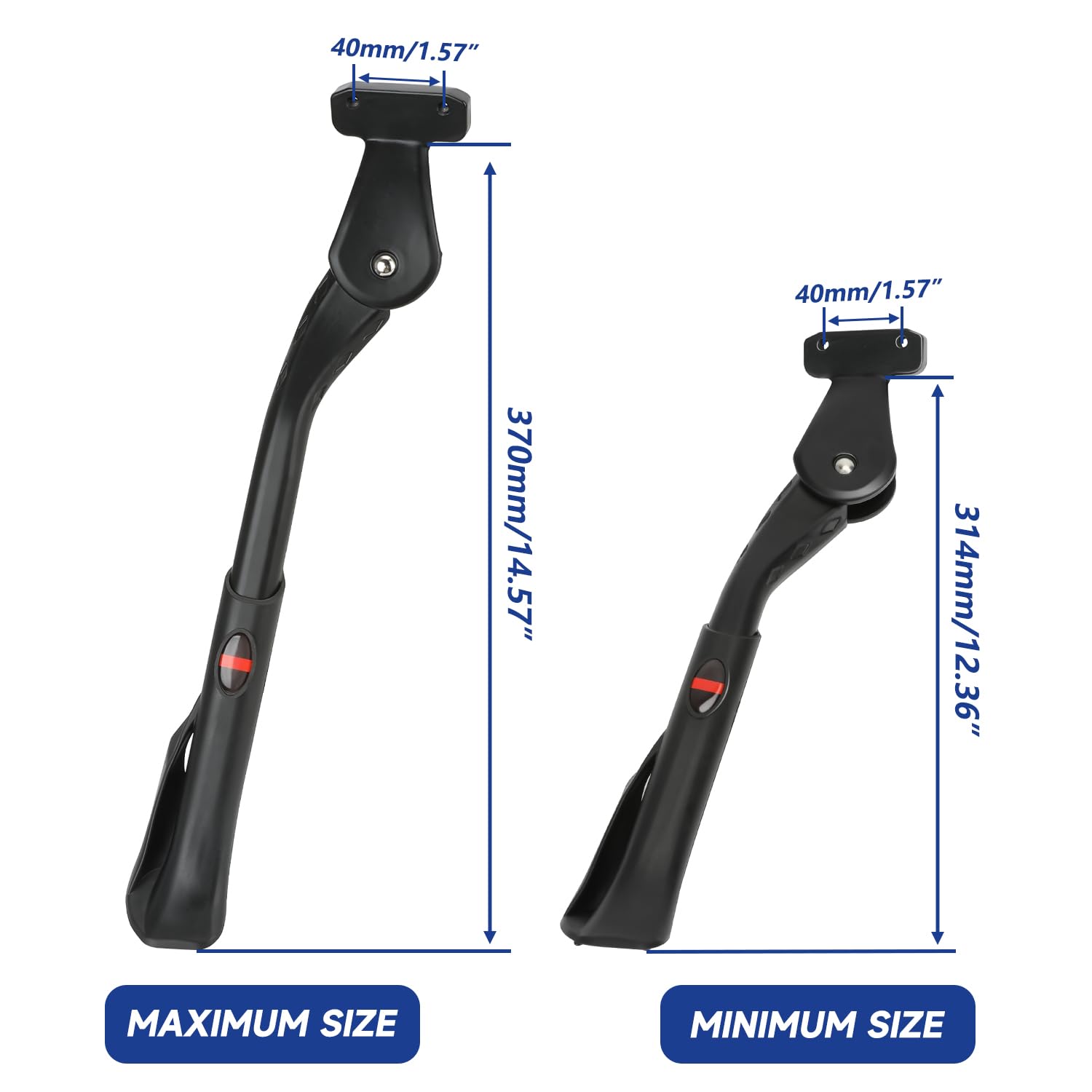 SHIQINHA kickstand enables quick, stable parking on varied terrain