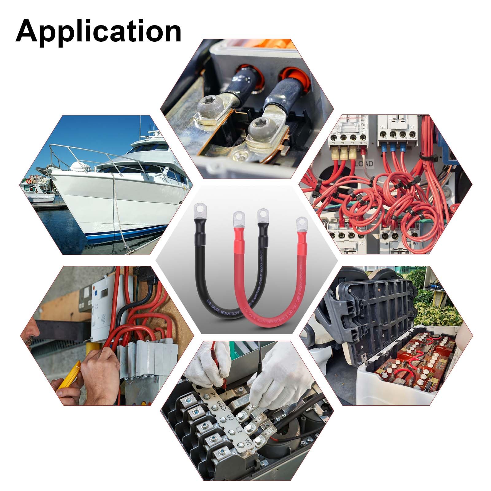Shirbly heavy-duty 600V-rated cable for inverters and welding in varied temps