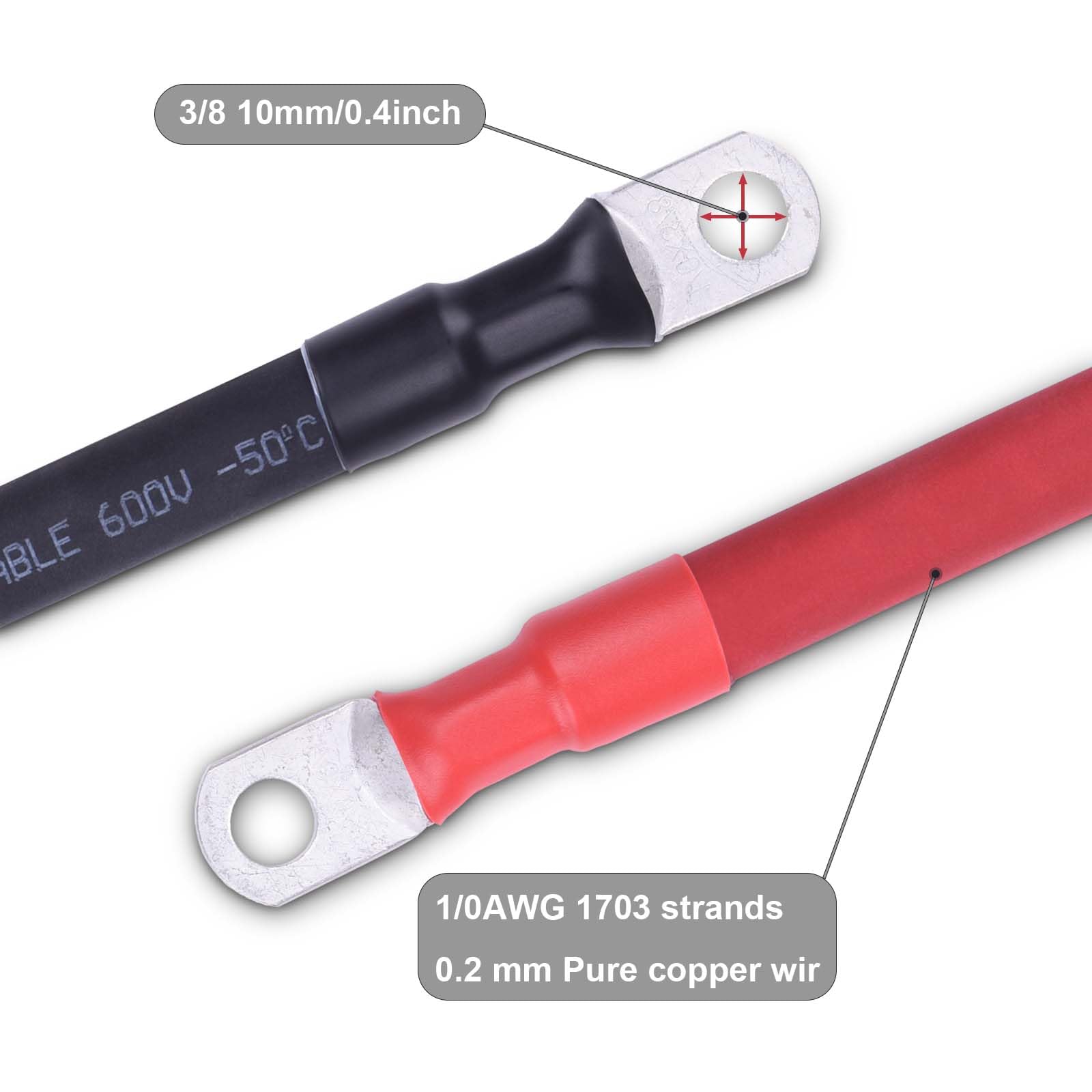 Shirbly pure copper wire with EPDM insulation for rugged outdoor use