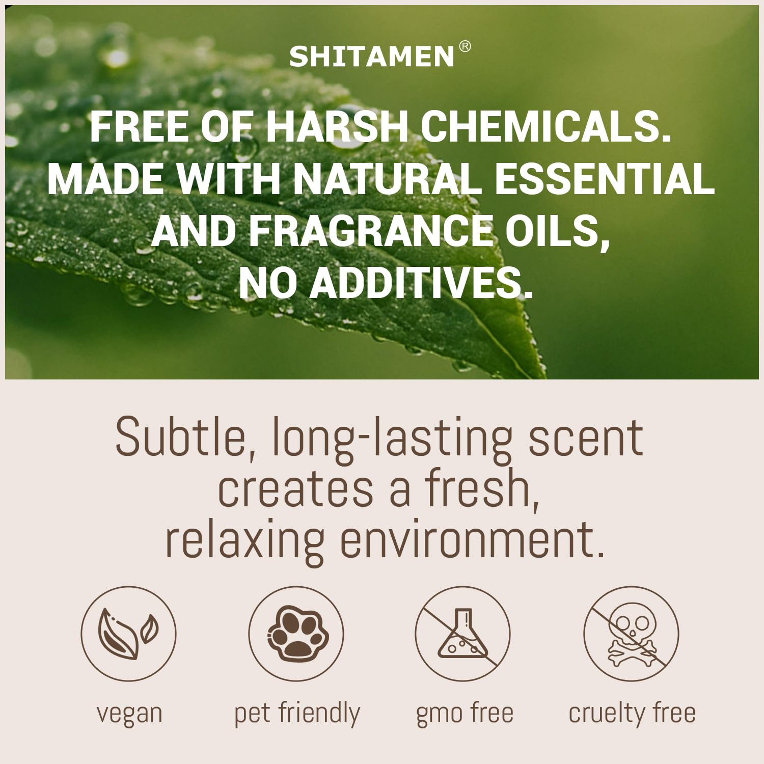 SHITAMEN ocean scent-block refill keeps your car smelling fresh quickly.