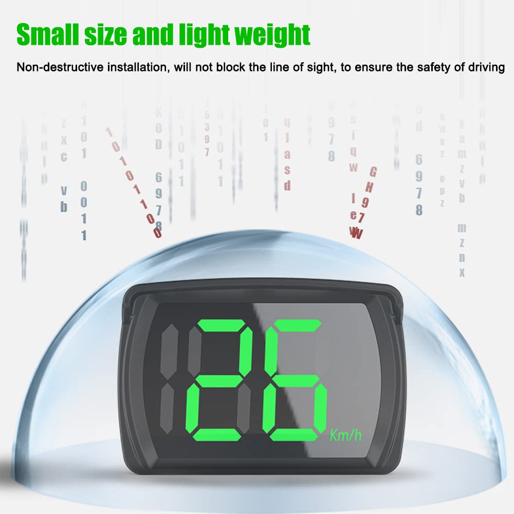 Shkalacar HUD dual GPS/BeiDou positioning for stable speed readings