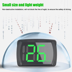 Shkalacar HUD dual GPS/BeiDou positioning for stable speed readings