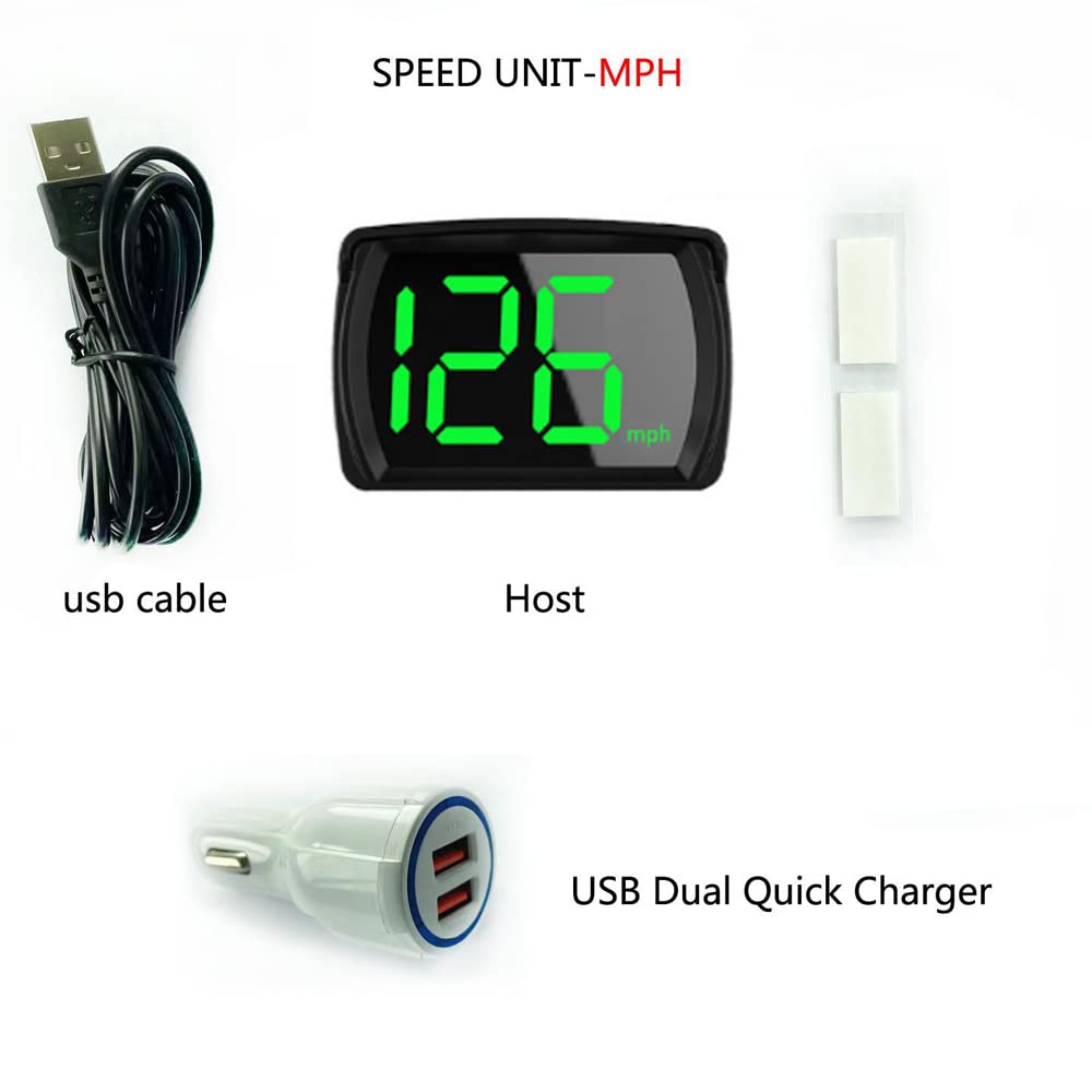 Shkalacar HUD USB plug-and-play powers on with vehicle