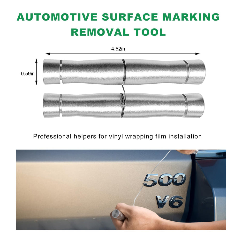 SHMZK emblem removal tool shows sturdy PE cord for easy decal lifting.