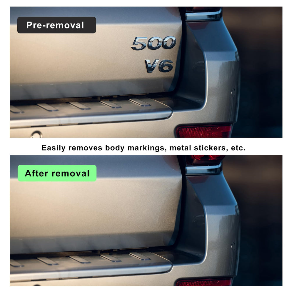 SHMZK emblem remover compatible with most badges for safe removal.