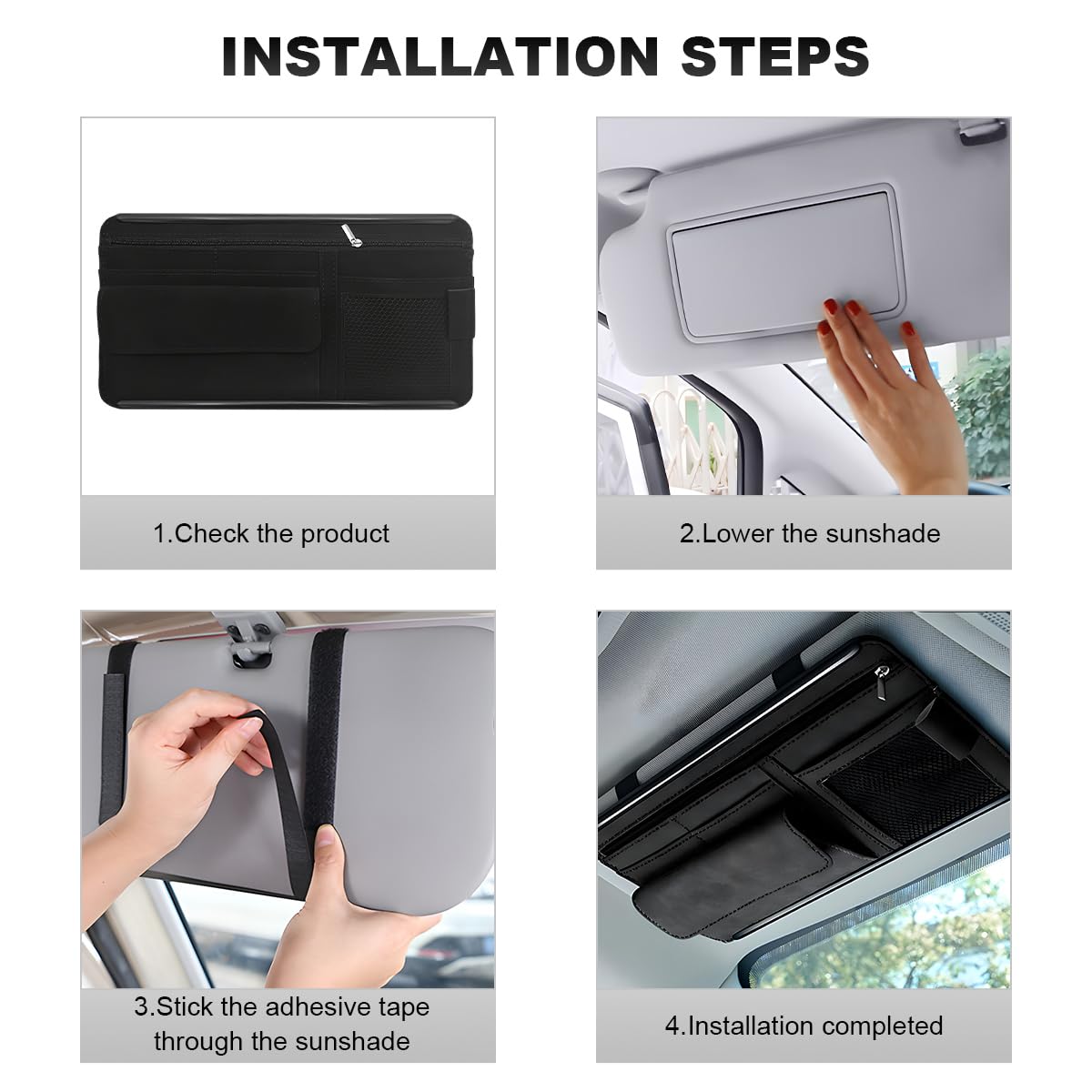 SHMZK slim profile in compact car setup for easy access.