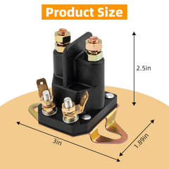 Shoudiantong 27010-7007 starter solenoid for Kawasaki FR691V promotes smooth starting performance.