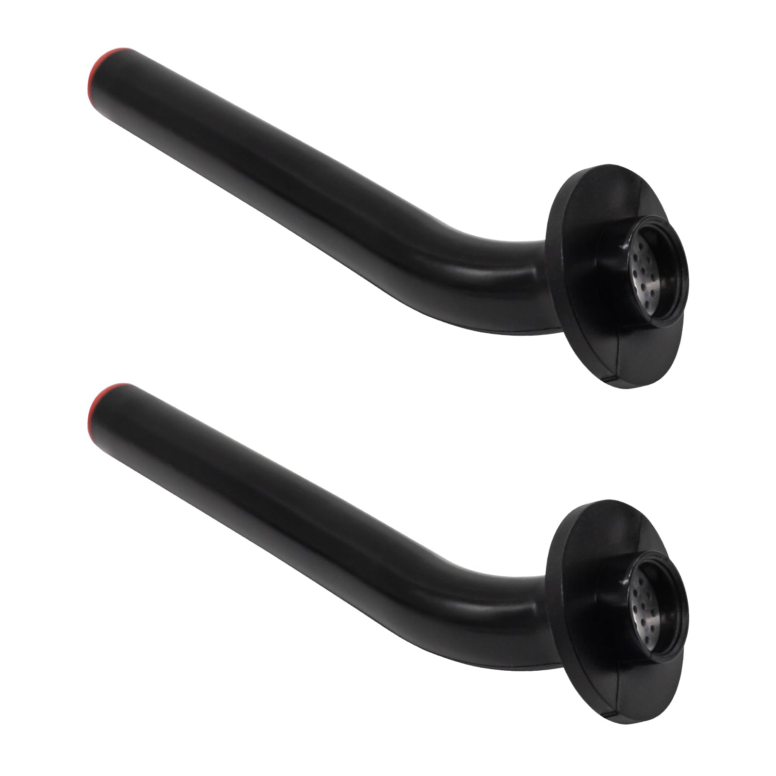 Showingo no-cap gas can spout 2-pack, front view highlighting compact, leak-free design