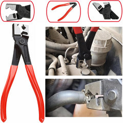 Shrandi radiator hose clamp pliers for secure hose removal.
