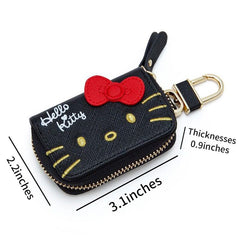 SHSAIEDHA PU leather key holder ring box keeps keys organized and secure.