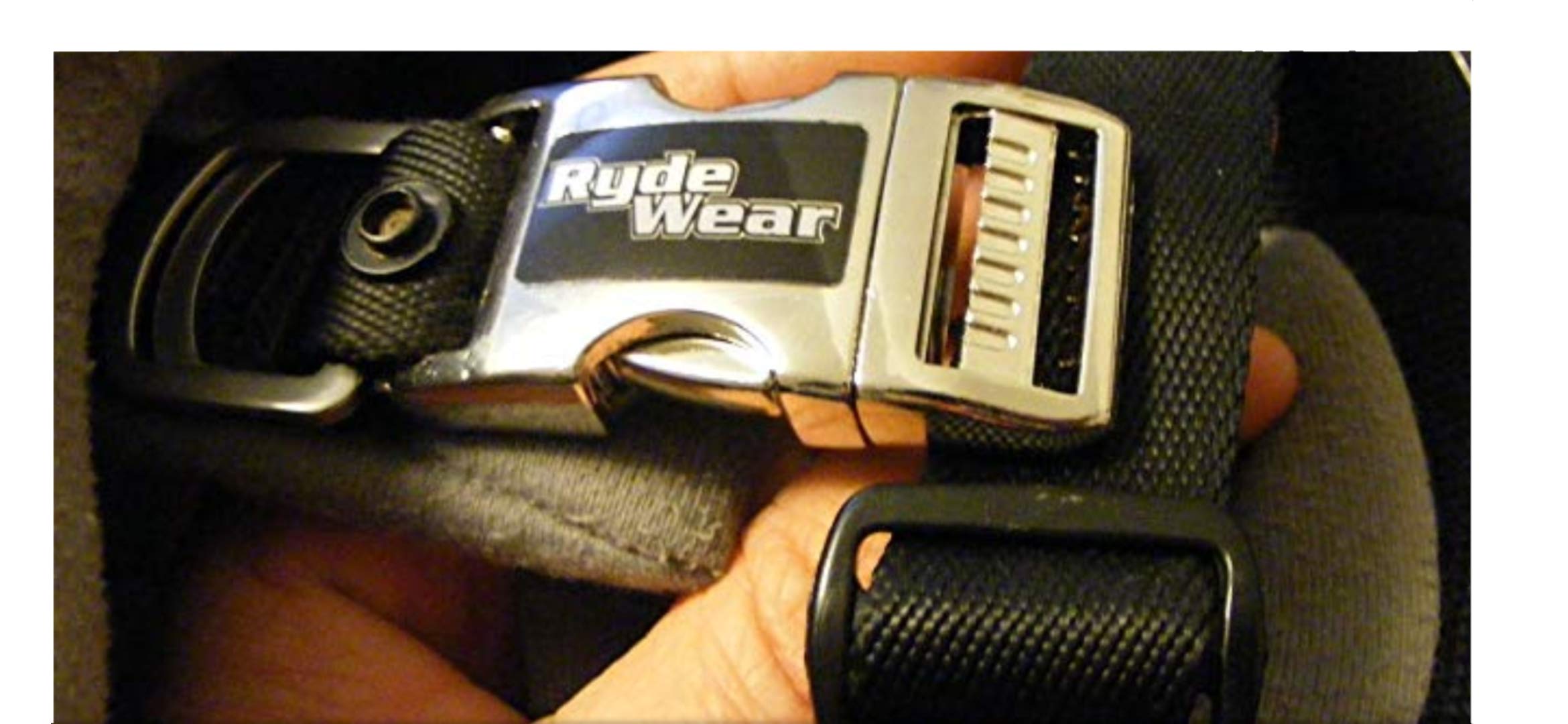 Shubandit Rydewear strap slide eliminates flapping during ride