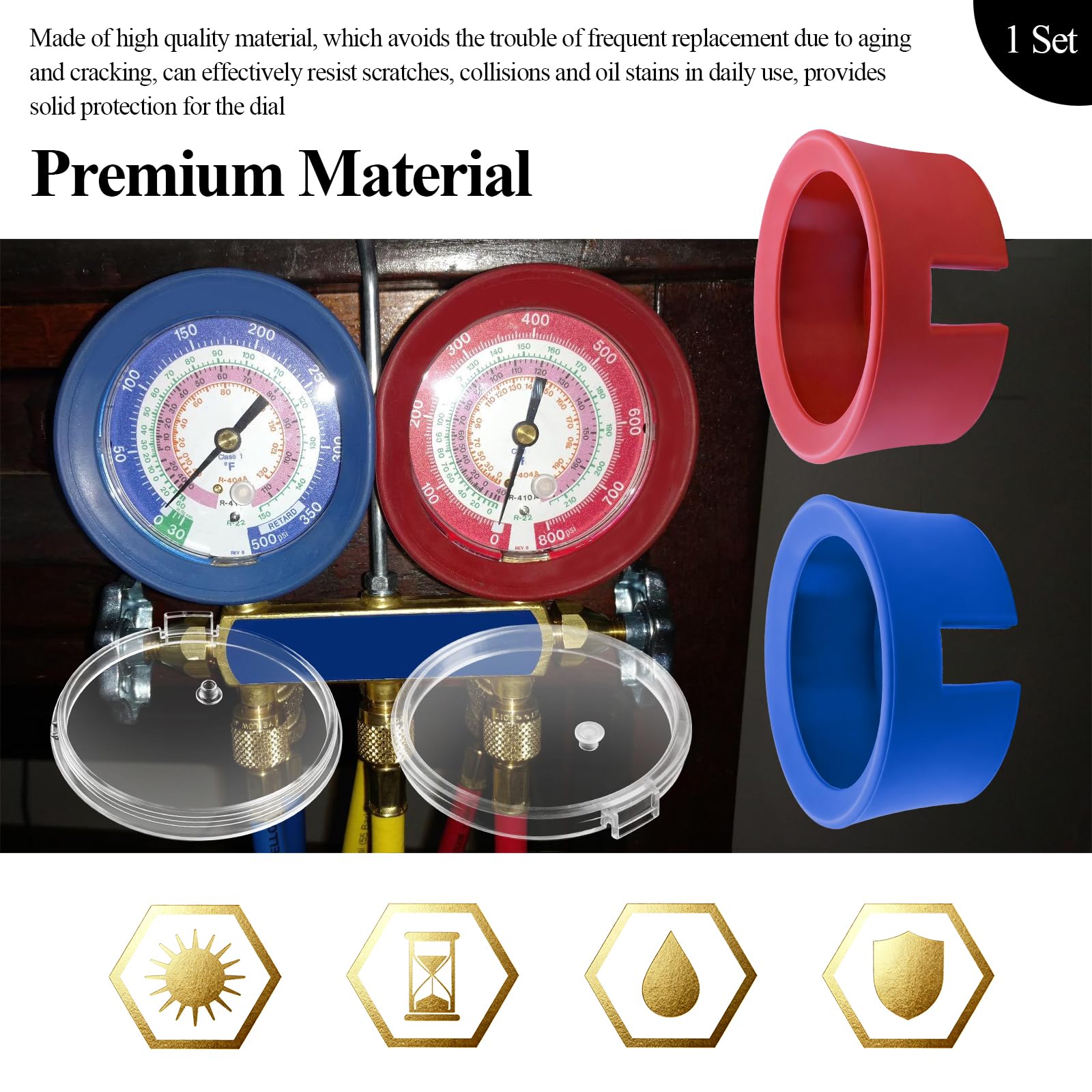 SHUJUKU Brute II manifold protection safeguards gauges and prolongs life.