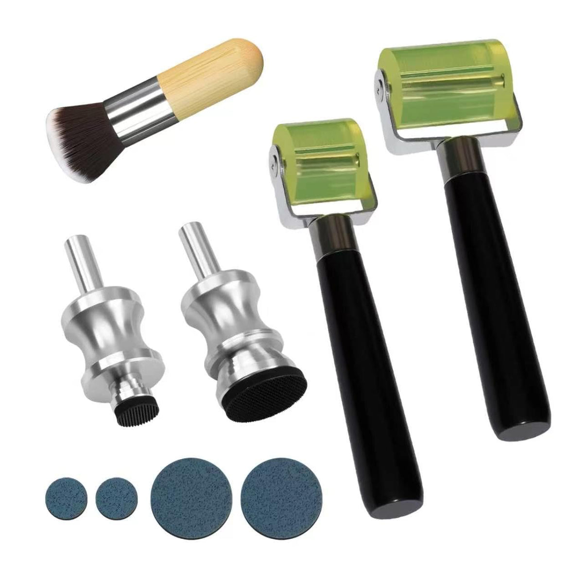 SHUJUKU leaf roller 1-inch edge cap for precise seam work on small parts.
