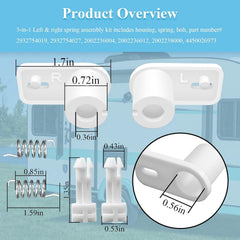 SHUJUKU spring component enhances door balance for Dometic models.
