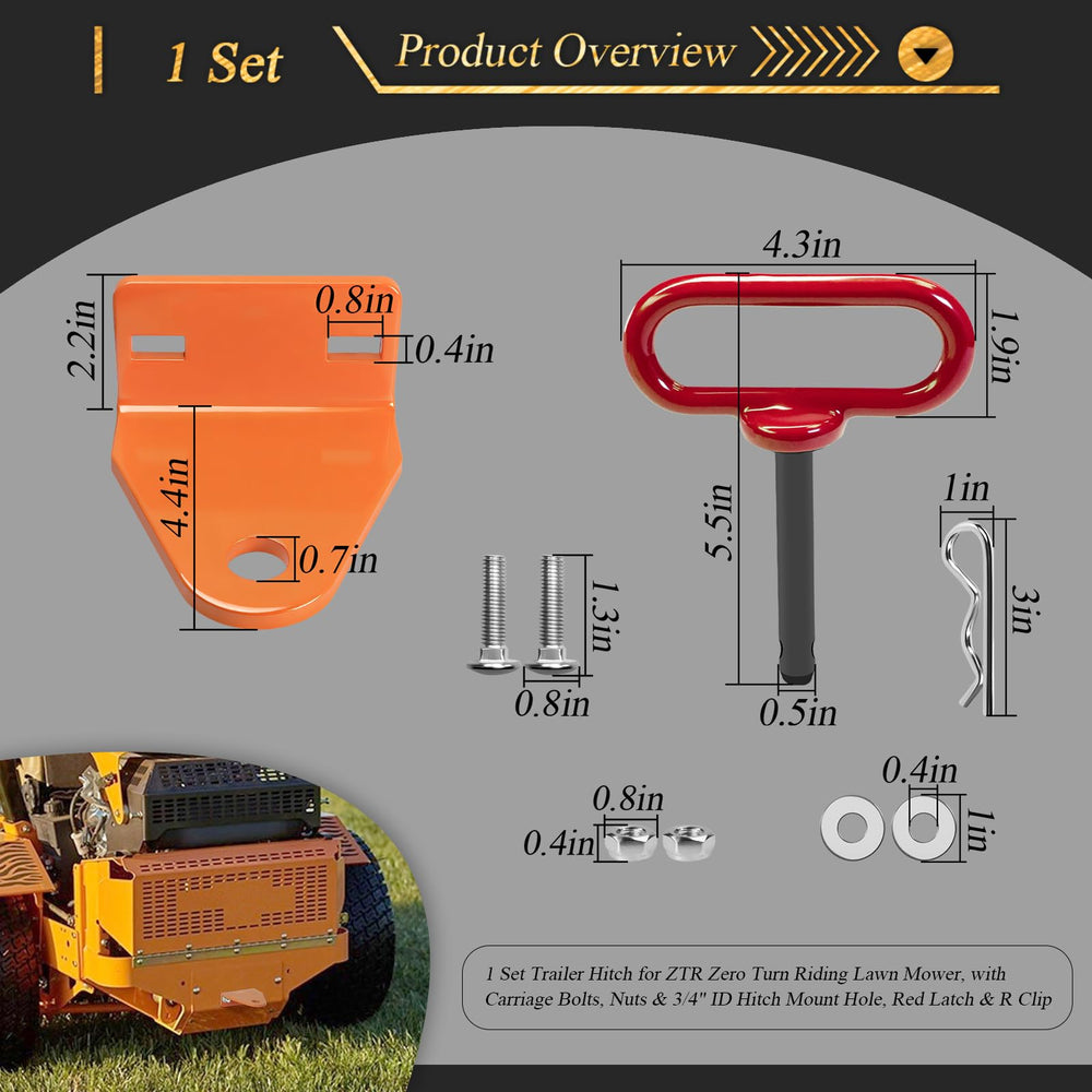 SHUJUKU trailer hitch for Liberty Z SZL enables easy trailer mounting