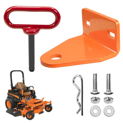 SHUJUKU trailer hitch for Scag Patriot SFZ with enhanced towing stability