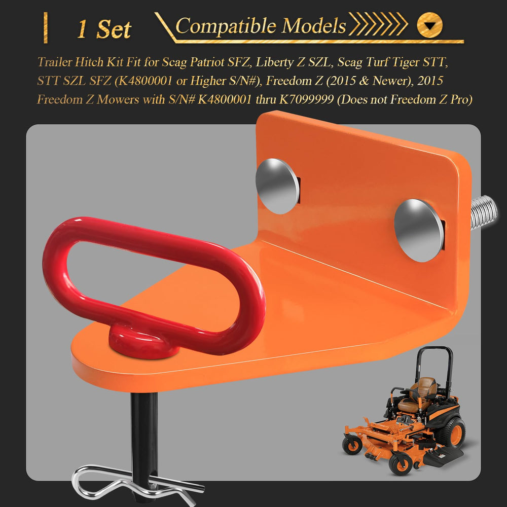 SHUJUKU trailer hitch for Turf Tiger STT ensures reliable trailer connection