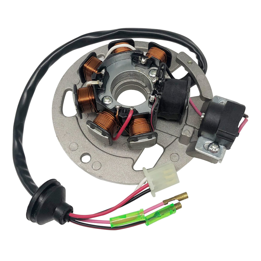 SHUmandala magneto stator for Polaris Scrambler 50-90—reliable ignition on trails