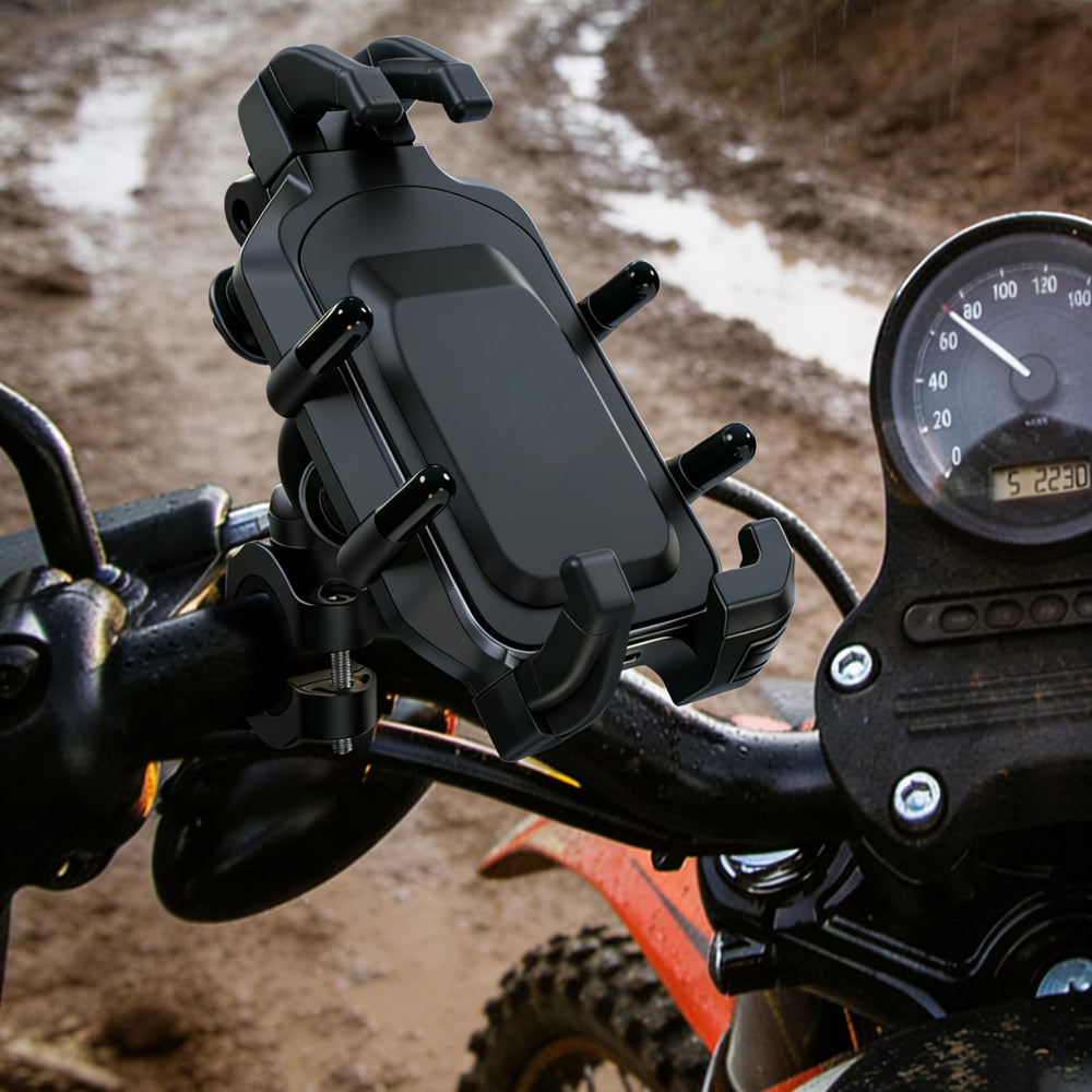 ShuoTurbo vibration dampener absorbs ride vibrations and protects device.