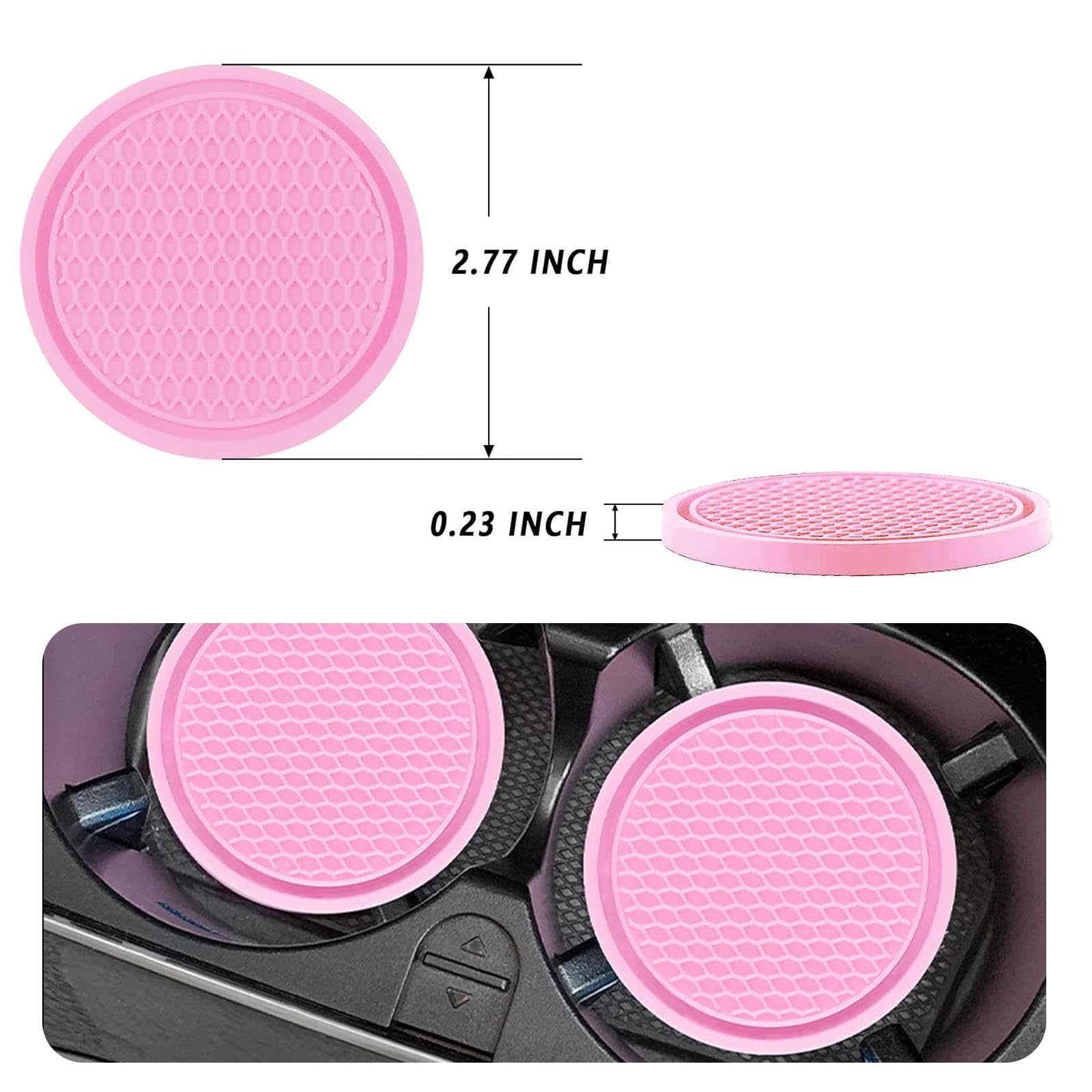 Shutuan pink license frame easy installation with included hardware