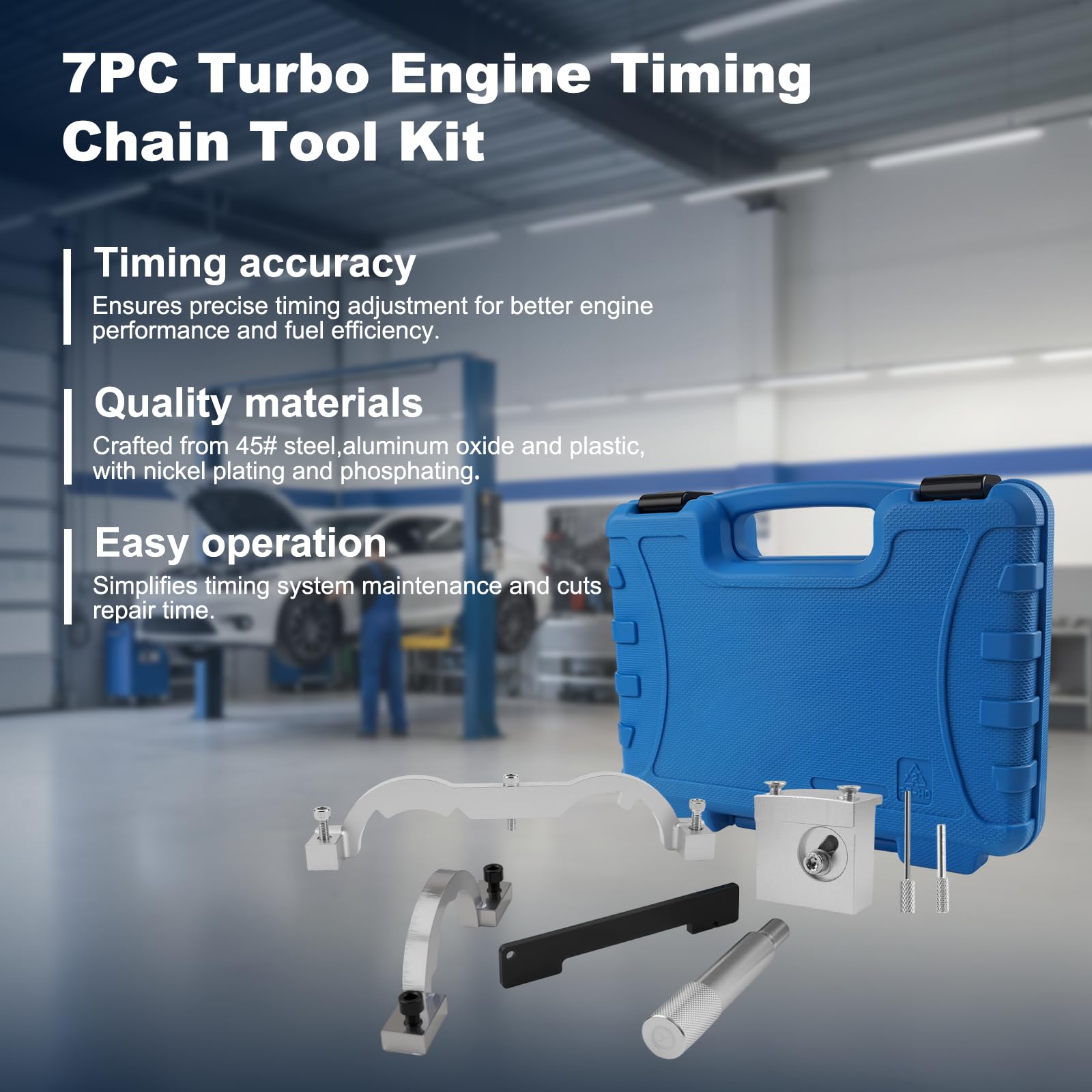 Siapupy timing tool kit camshaft sprocket holding tool stabilizes sprocket during assembly.