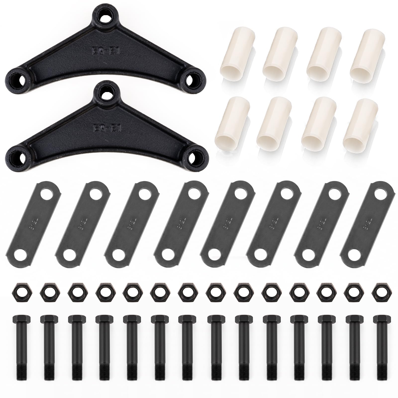 Siapupy trailer shackle kit equalizers boost suspension alignment and longevity.