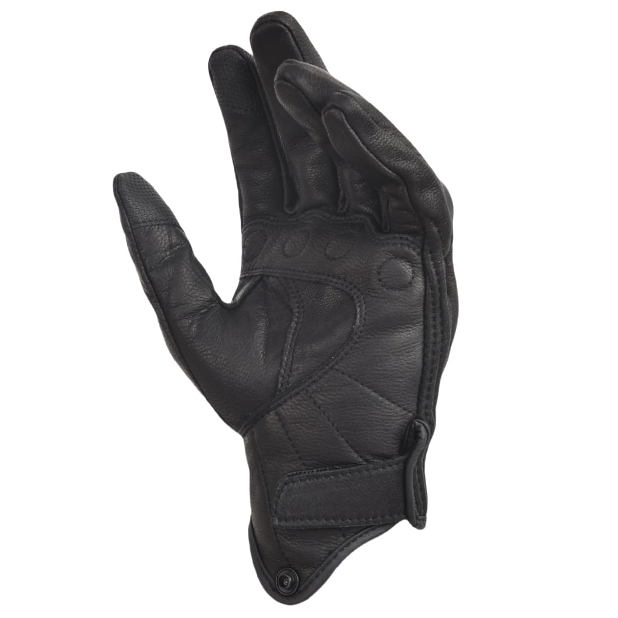 Sibewora buckle detail secures gloves when not in use.
