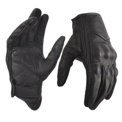 Sibewora men's gloves front view in premium goatskin leather for daily wear.