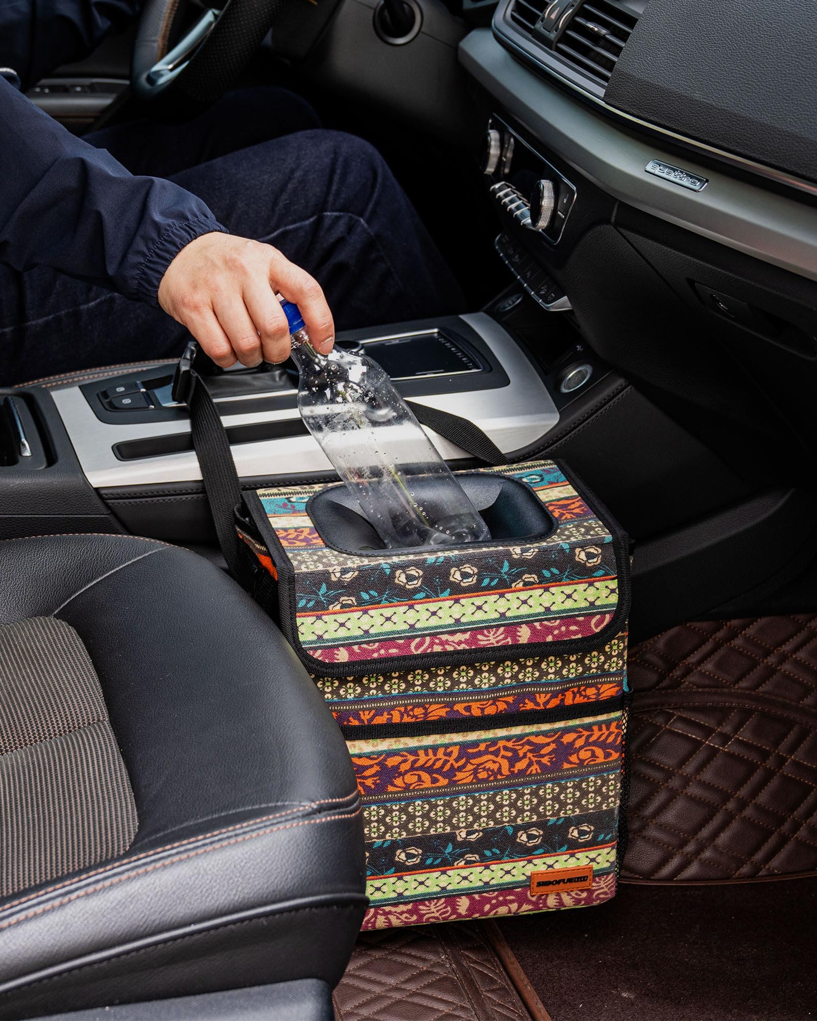 SIBOFUEGO car trash can versatile fit for cars, SUVs, and trucks