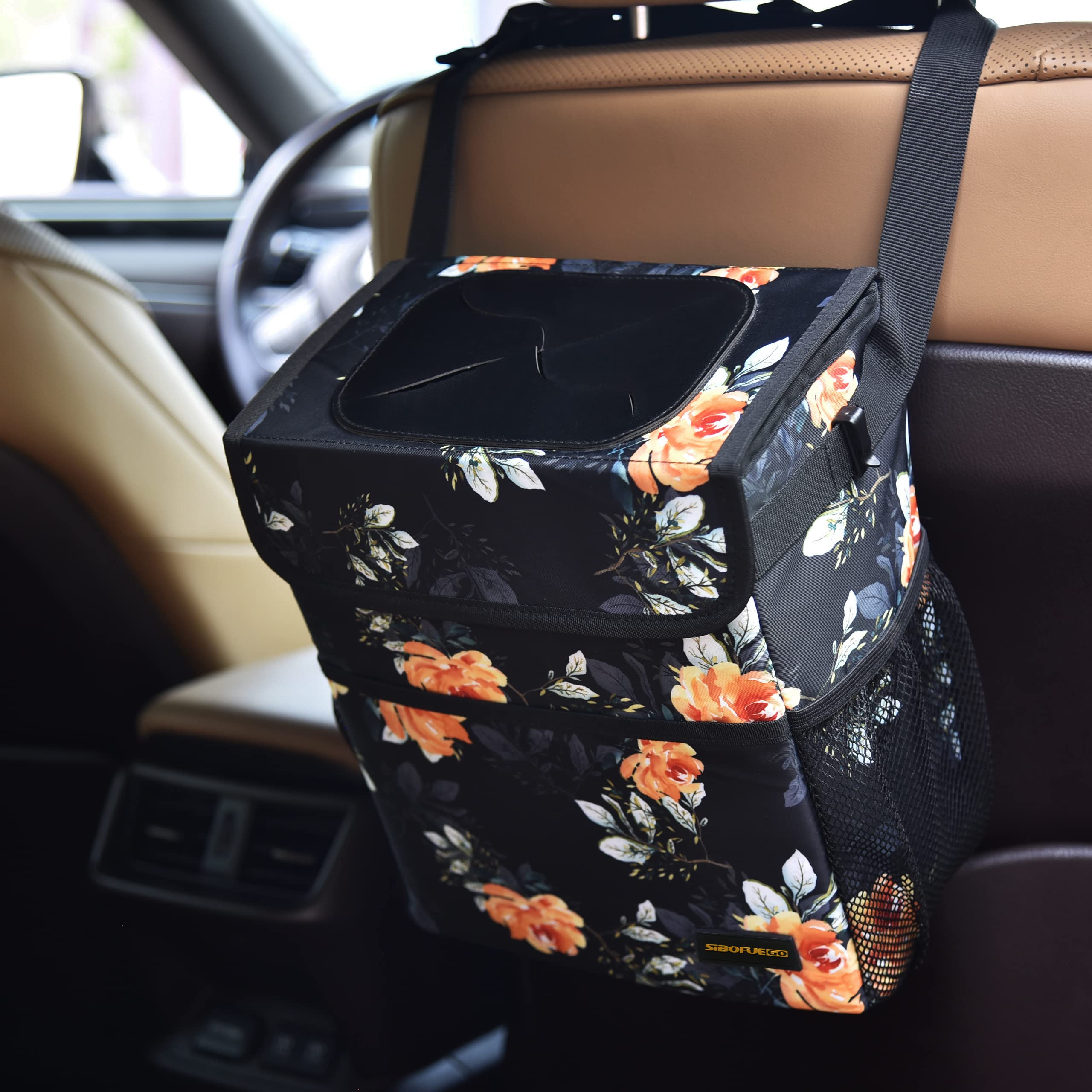 SIBOFUEGO foldable trash can is easy to clean and reuse