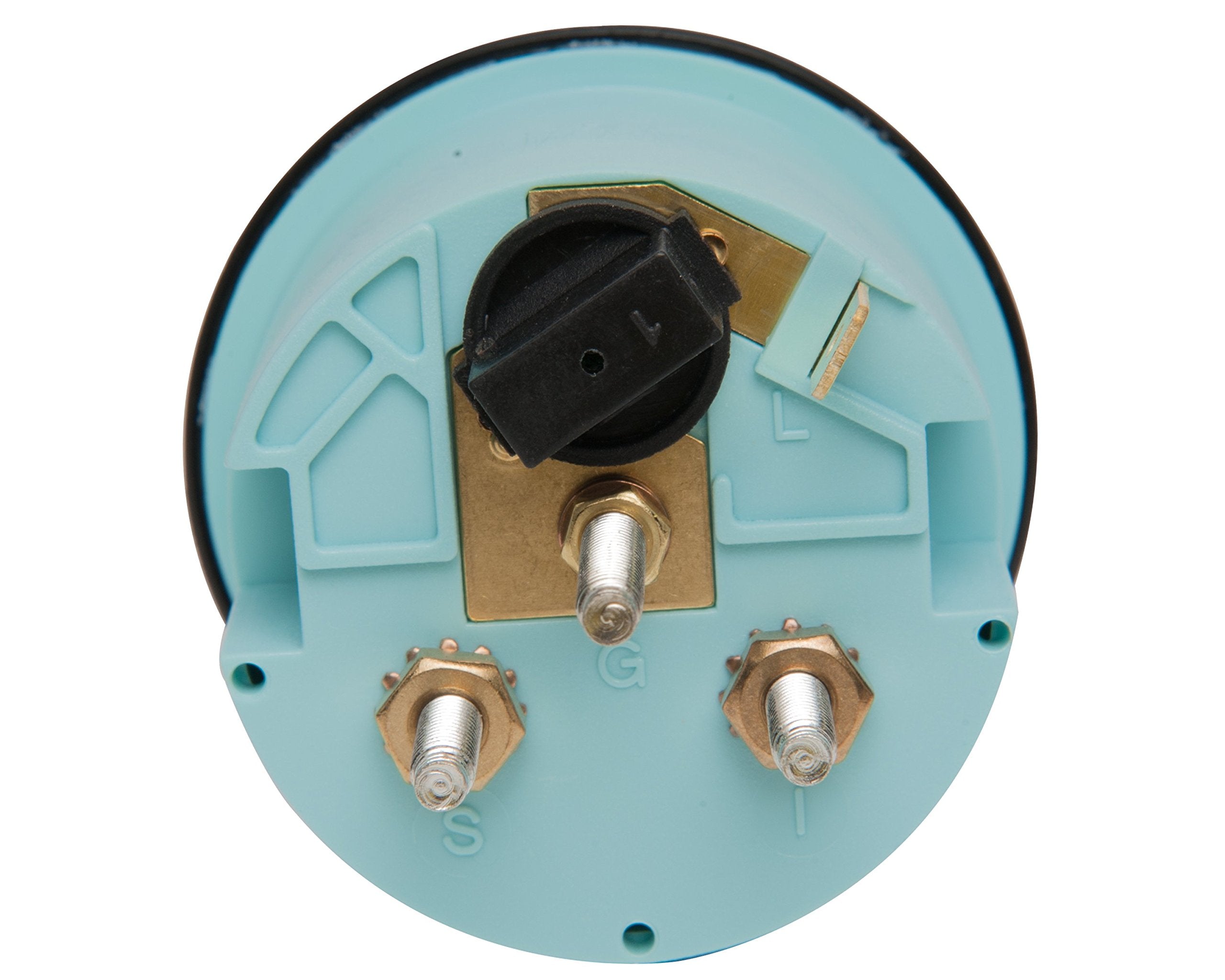 Sierra 57902P fuel gauge with scratch-resistant glass maintains readability under glare