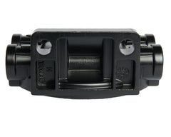 Sierra fuel water separator kit white universal-fit label visible during installation.