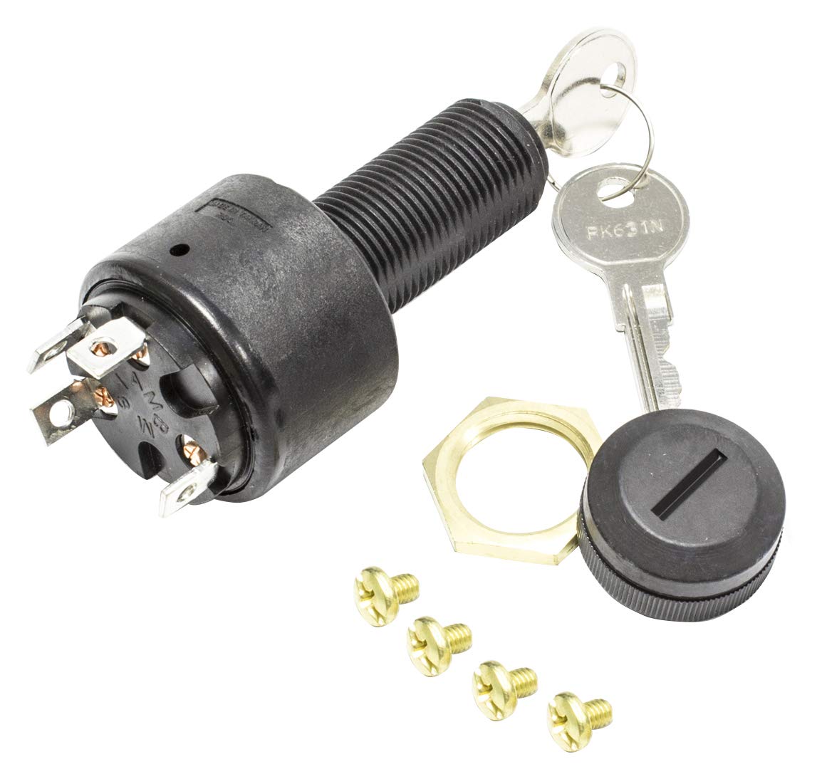 Sierra MP41040 ignition switch front view showing a reliable 4-position control for marine engines