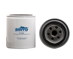 Sierra Teleflex 18-7945 filter cartridge close-up showing 10 micron protection for fuel.