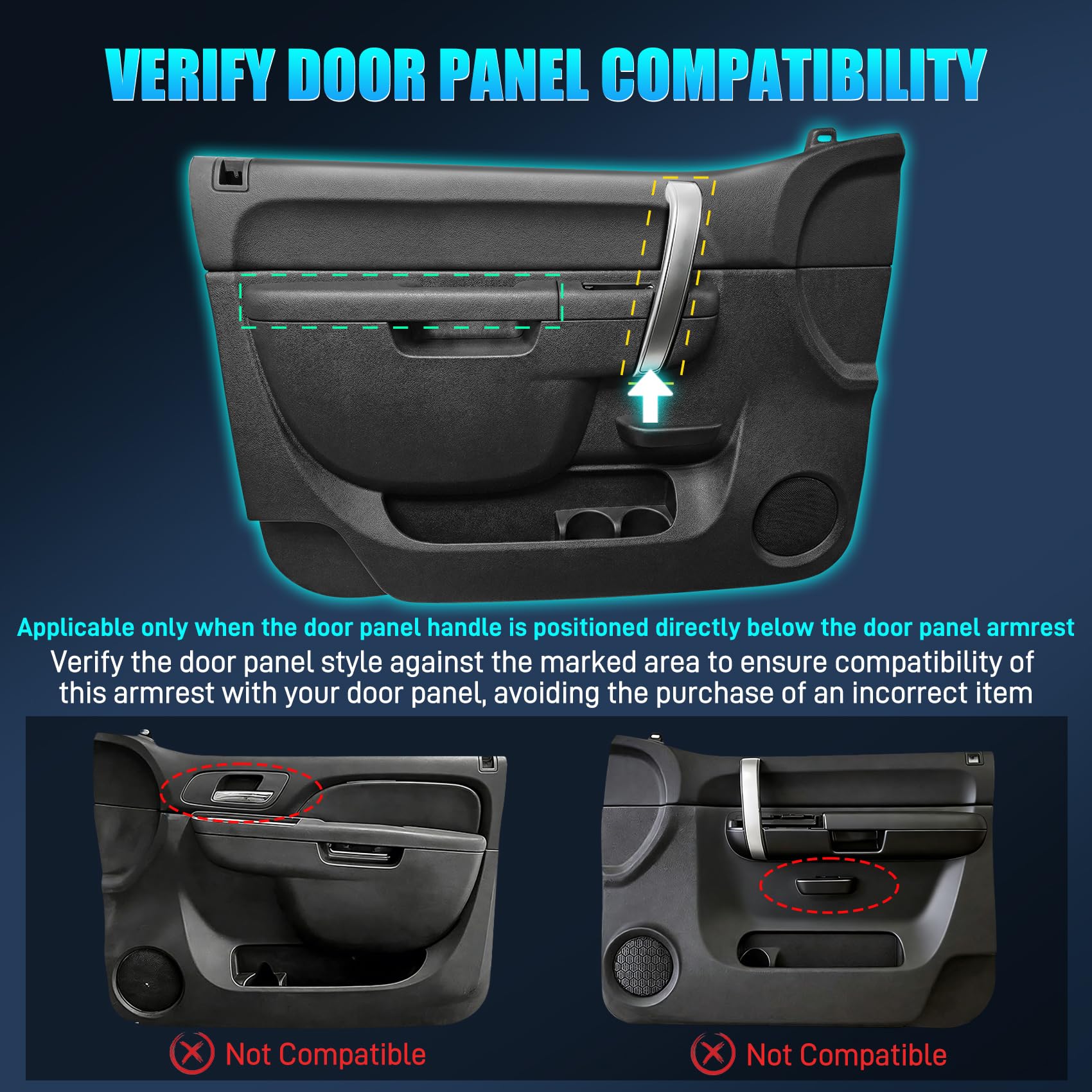 Sigfee install-ready armrest kit fits using existing holes, no drilling required.