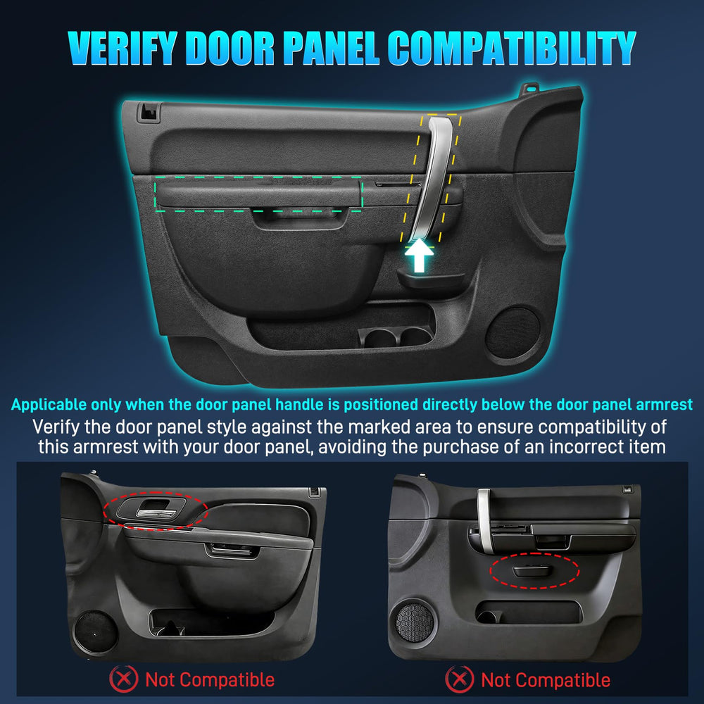 Sigfee install-ready armrest kit fits using existing holes, no drilling required.
