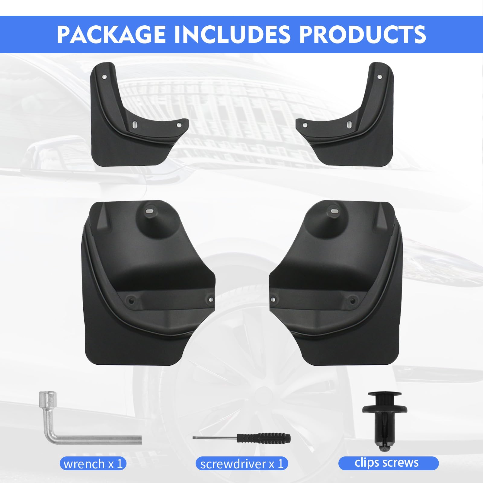 Installed on Model 3, no drilling required, OEM fit
