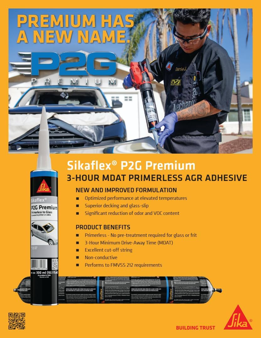 Sika Sikaflex P2G Premium minimizes odor and VOCs for a cleaner workspace