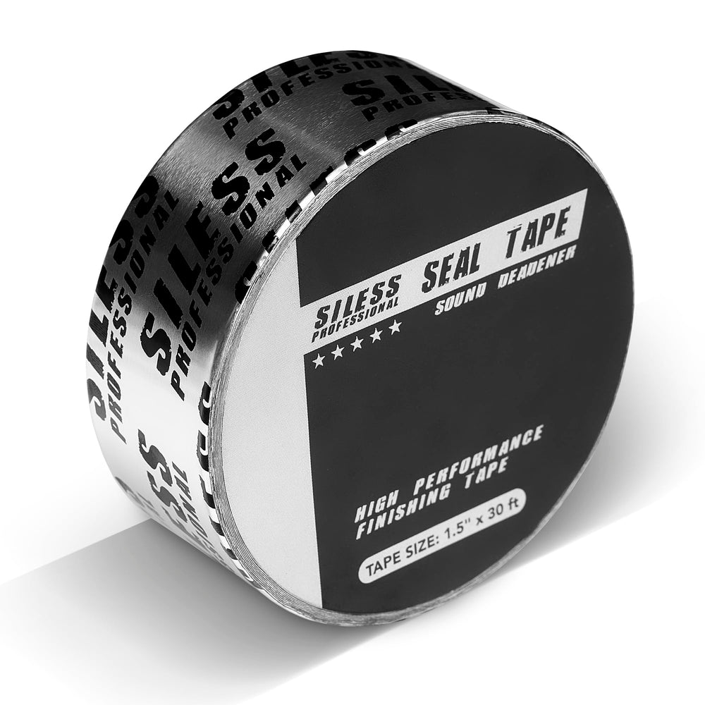 Siless finishing tape creates a clean, neat edge on vehicle seams.